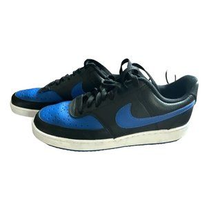 Mens Size 8.5 - Nike Court Vision Low Black Game Royal Worn Once
